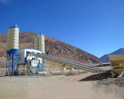 Belt Type Mobile Concrete Plant